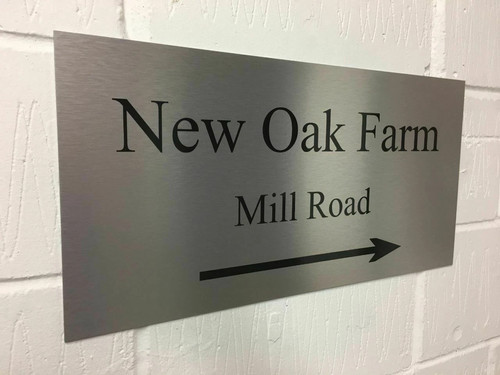 Modern house sign door - modern,