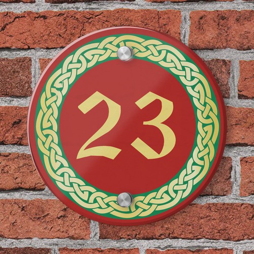 Celtic knot personalised - knot, house