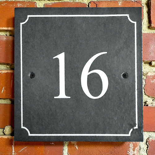Slate house number - slate,