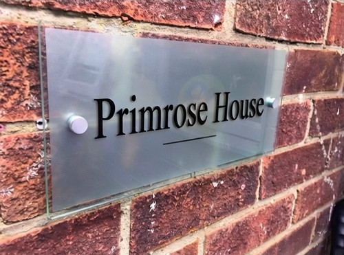 Door sign house number - sign,