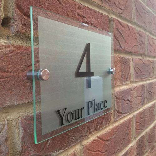 Modern house plaques plaque - modern,