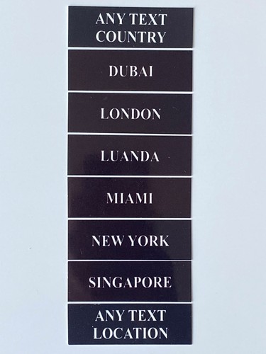 City time zone plaques metal - city,